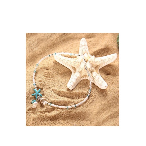 Anklet Popular Resin Lady Fashion Beach Section  Beads Conch Starfish Shape Ank… - Picture 7 of 9